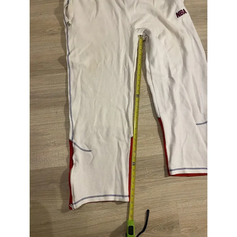 Vintage Los Angeles Clippers NBA Embroidered Sweatpants 3XL Blue White Red 90s